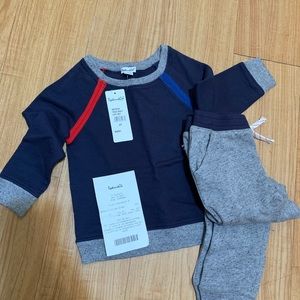 Splendid Boys Jogger set Size 4T - NWT Navy